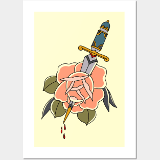 Rose & Dagger Posters and Art